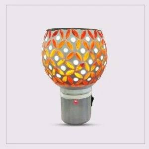 Mosaic glass offcut lantern night light